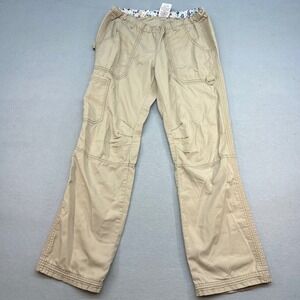 Koi by Kathy Peterson Khaki Cargo Scrub Pants Tan Utility Medical Size S